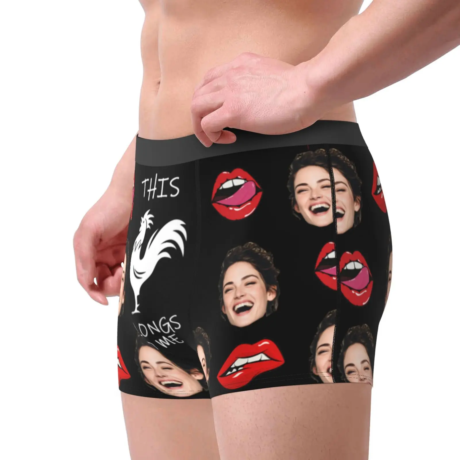 Biancheria intima personalizzata con foto per il viso, boxer personalizzati, regalo di San Valentino da uomo personalizzato per il marito, regalo di anniversario per papà