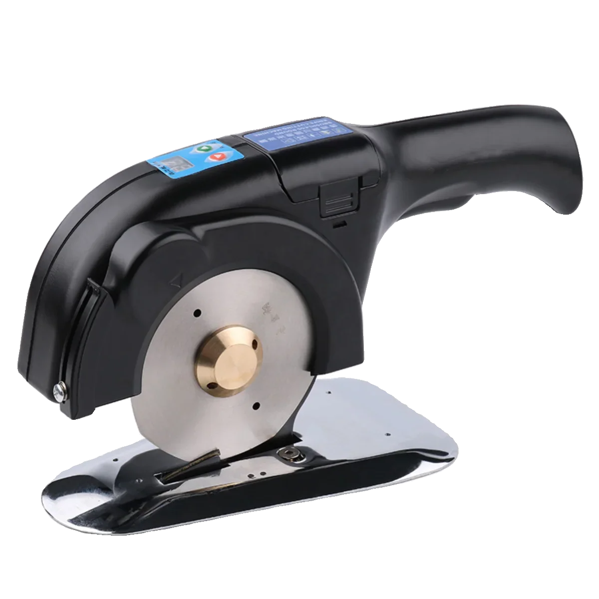 High-speed Cutting Machine Handheld Carpet Leather Garment  Cutting Cloth Tailor Rechargeable Round Knife Cloth Cutting Machine