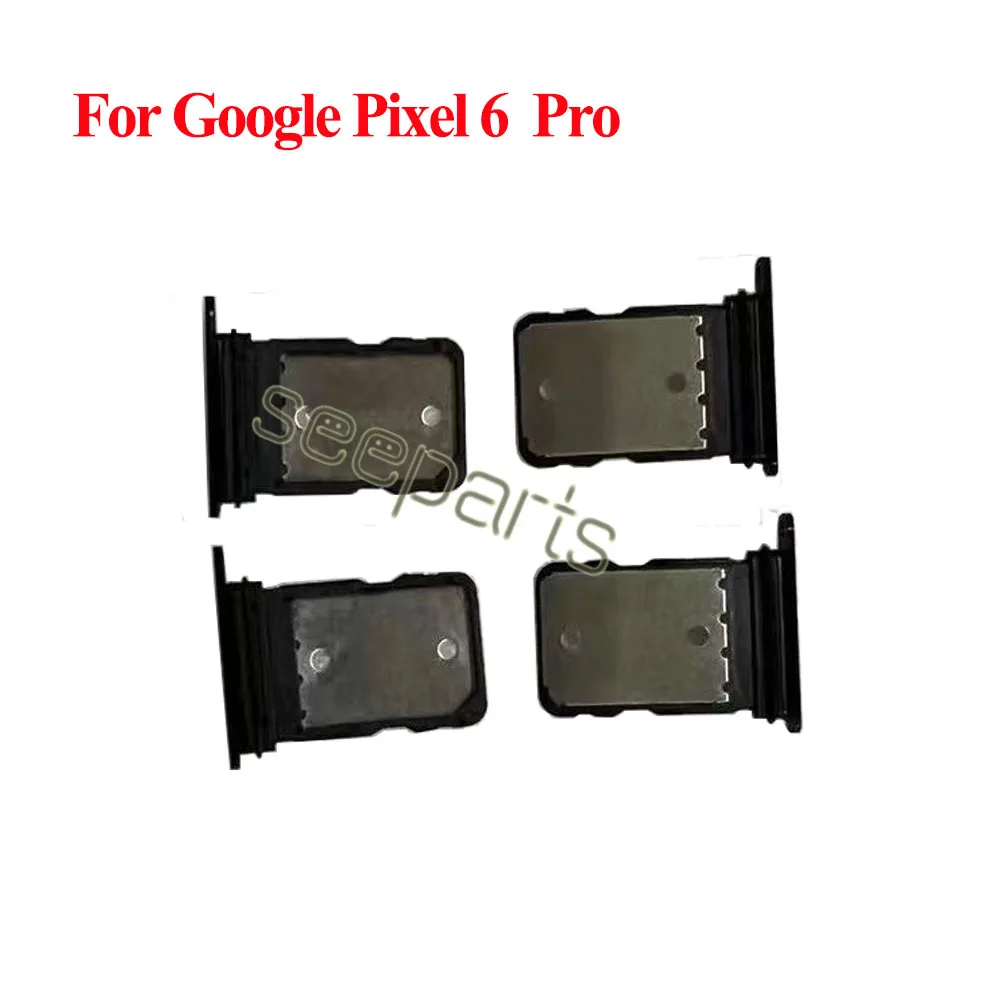 Sim Tray Holder For Google Pixel 6 Pro Card Tray Slot Holder Adapter Socket Repair Parts For Google Pixel 6 Sim Tray Holder