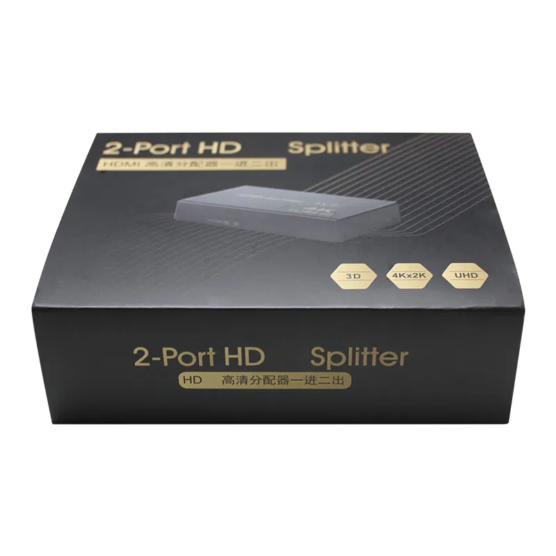 AMS-H1S2(mini) 4K HD Splitter Support Plug and Play Stable Transmission Multi-Screen 3D Effect 30m Range Independent Power