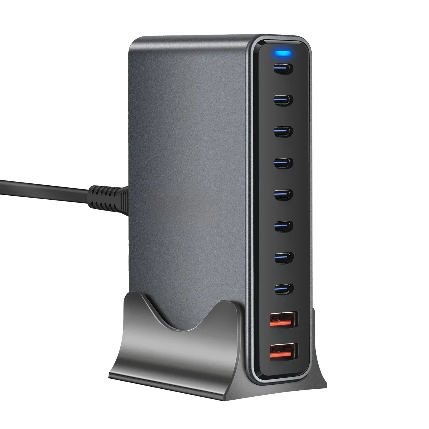 800W GaN-oplader USB C Snelle desktop 10-poorts USB Type C PD3.1 Oplader Snel opladen voor iPhone 16 15 14 Samsung S24 Xiaomi Laptop - afbeelding 2
