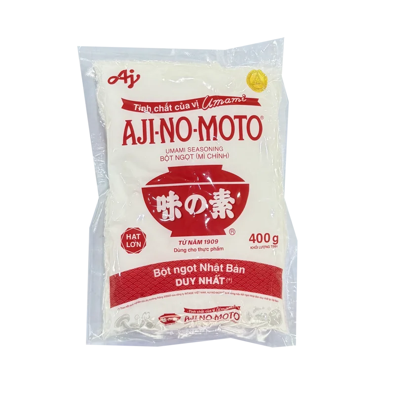 Condimento Vietnam Ajinomoto 400g Dulceza Msg Umami Salsas y especias de fácil cocción para fortalecer el sabor de alimentos