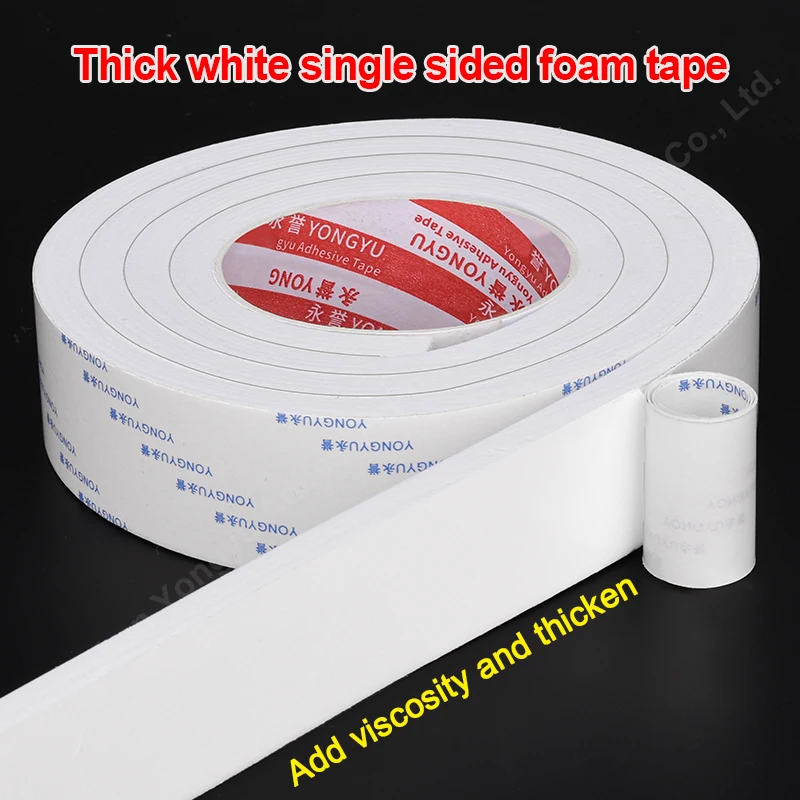 EVA single side foam sponge foam tape EVA tape Adhesive  for Wall Tile Edges, Kitchen backsplash, Floor, Mirrior Frame Decor