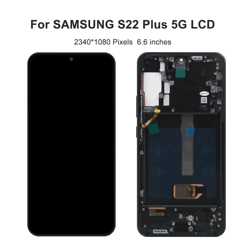 S22+ 6.6''For Samsung For AMOLED S22 Plus S906B S906 S906W S906N S906E LCD Display Touch Screen Digitizer Assembly Replacement