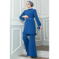 Hijab abaya per le donne vestono islam musulmano 2022 sciarpa turbante velo abbigliamento lungo set da sposa moda di lusso modesta sera primaverile