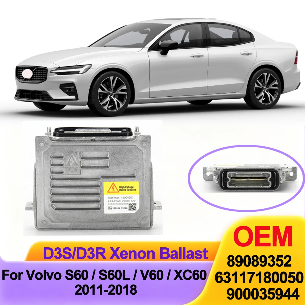 d3s-キセノンヘッドライトバラストコントロールモジュール-89089352-63117180050-900035944-ボルボ-s60-s60l-v60-xc60-2011-2018-2017-2016用