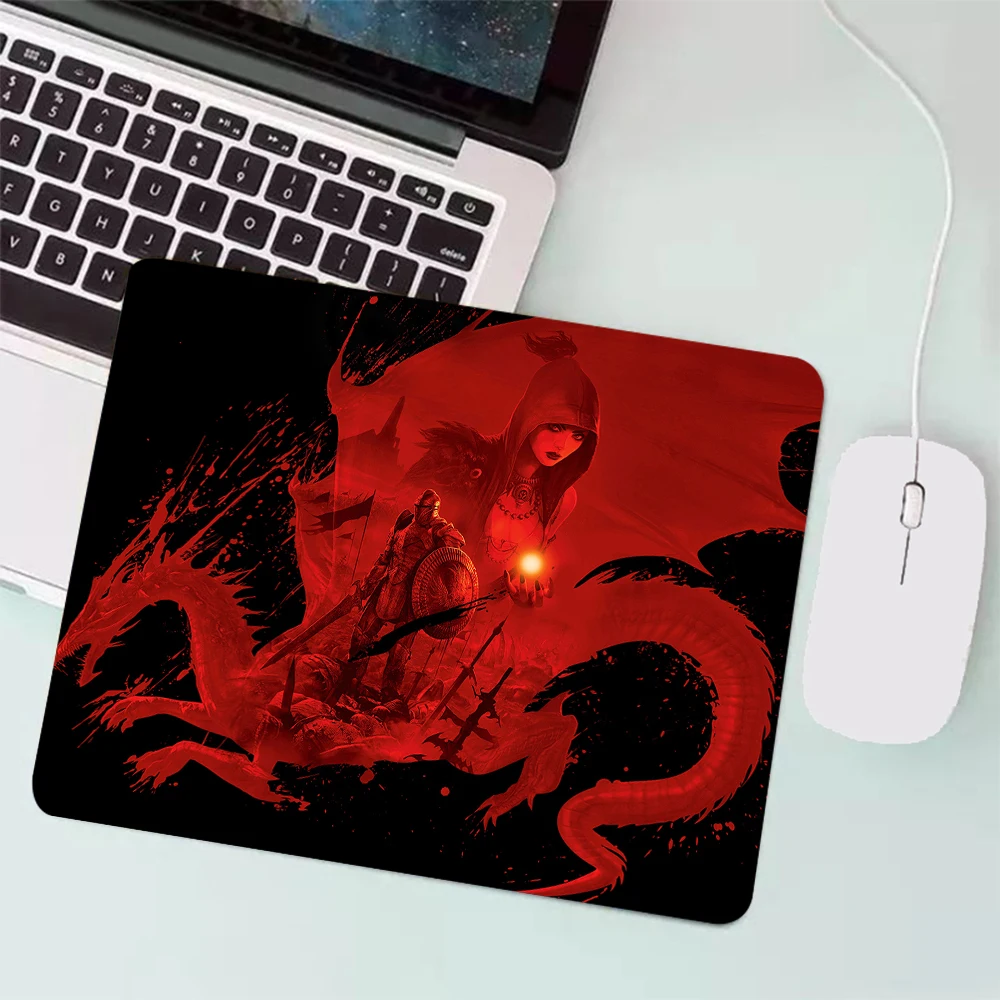 Dragon Age Small Gaming Mouse Pad PC Gamer Keyboard Mousepad Computer Office Mouse Mat Laptop Carpet Anime Mause pad Desk Mat