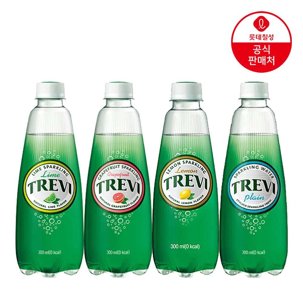 4 kinds of carbonated water, 300ml x 40 pieces of the Trebi