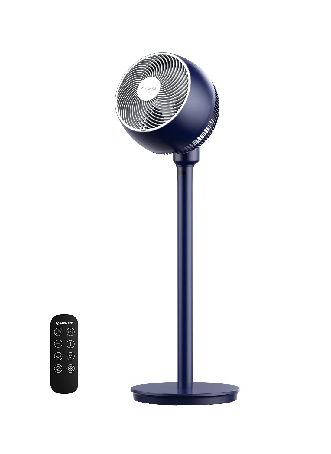 

Вентиляторы на пьедестале AIRMATE для спальни, 25 дБ, стоячий вентилятор с циркуляцией воздуха, 12-часовой таймер, высота 40 дюймов, охлаждающий вентилятор