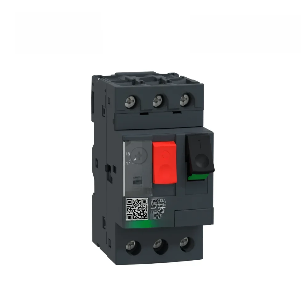 Interruptor elétrico do motor de schneider cyberall-magnetotermic-modelo gv2me20 13/18a 3 pólo tipo