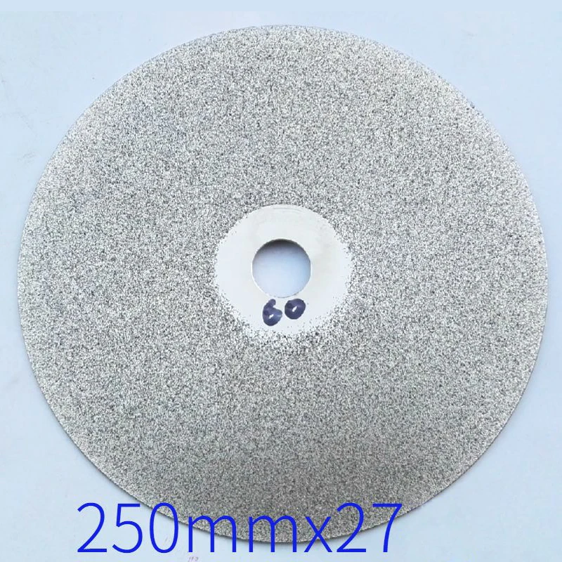 Diamant-Schleifscheibe 10 Zoll 250mmx27 Loch Schleifscheibe Gravierte Glaslegierung Polierscheibe Trocken- und Nasschleifen – Detail 1