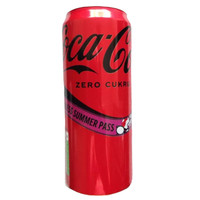 COCA-COLA Zero carbonated drink 0.33L can narrow