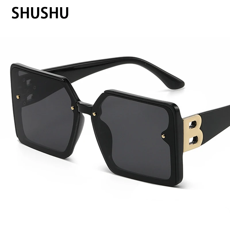 FC30 Popular Brand Women Sunglasses Oversize B Designer Square Glasses For Ladies Fashion Sunglasses Vintage Shades UV400