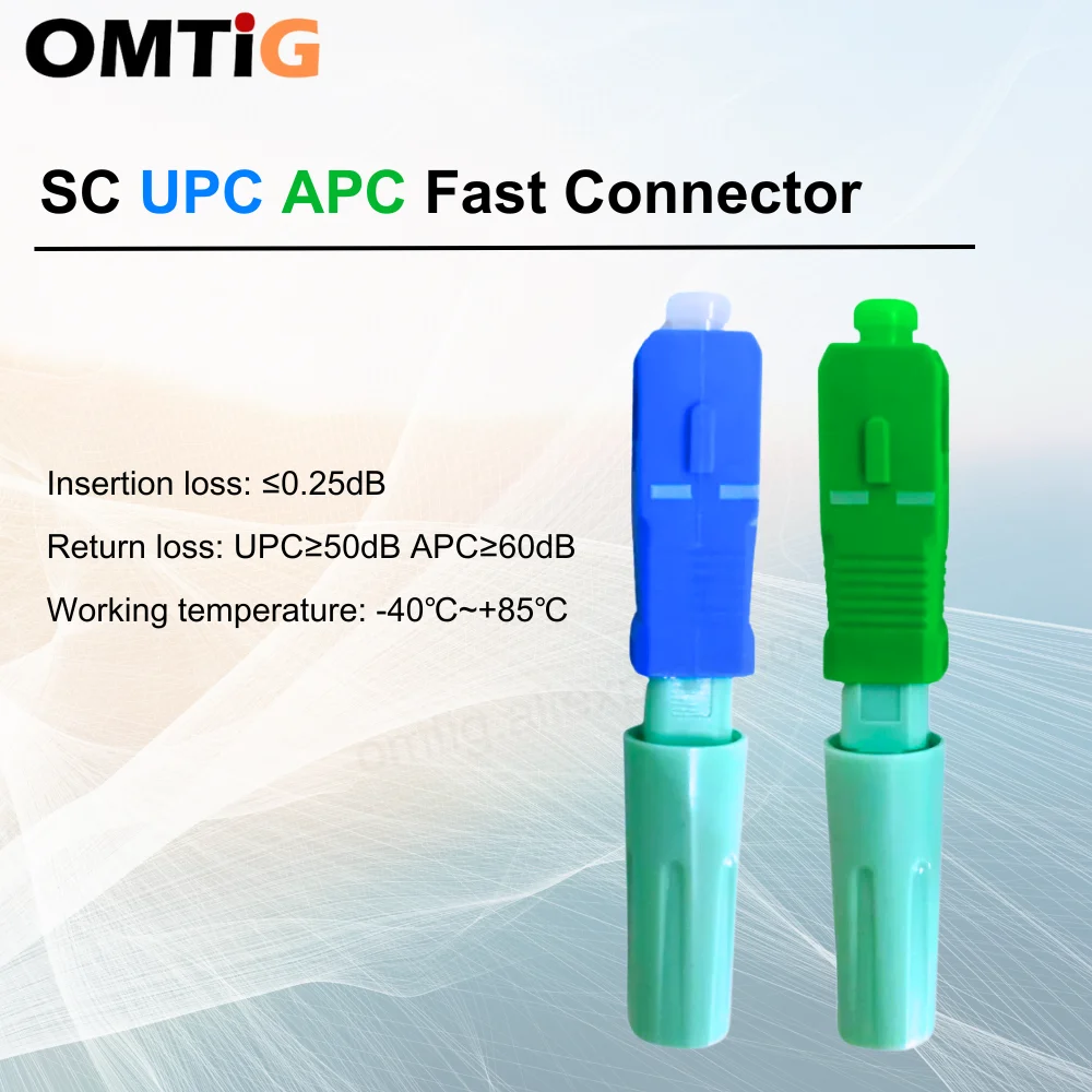 

Высококачественный одномодовый оптический коннектор SC Apc SM, FTTH инструмент для холодного коннектора, оптоволоконный Быстрый коннектор Upc