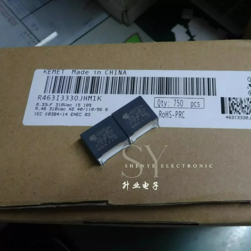 10pcs/lot AV R46 MKP 0.33uf 310VAC 330nf u33 334 K Brand New 15mm Film Capacitor (Thickness: 10mm, Height: 15mm) R463I3330JHM1K