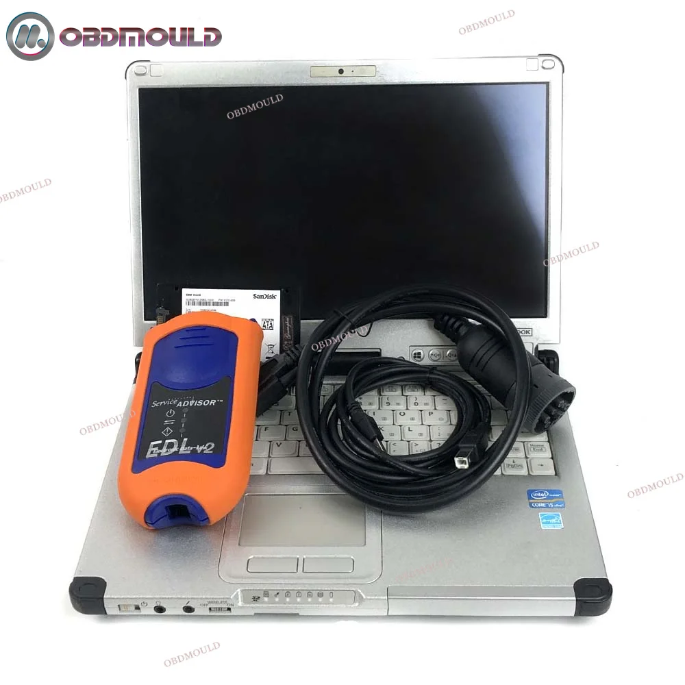 

Ноутбук CF C2 + Advisor EEDL V2 5,3 AG CF Service Электронное соединение передачи данных Сельскохозяйственный строительный трактор Инструмент диагностики тяжелых грузовиков