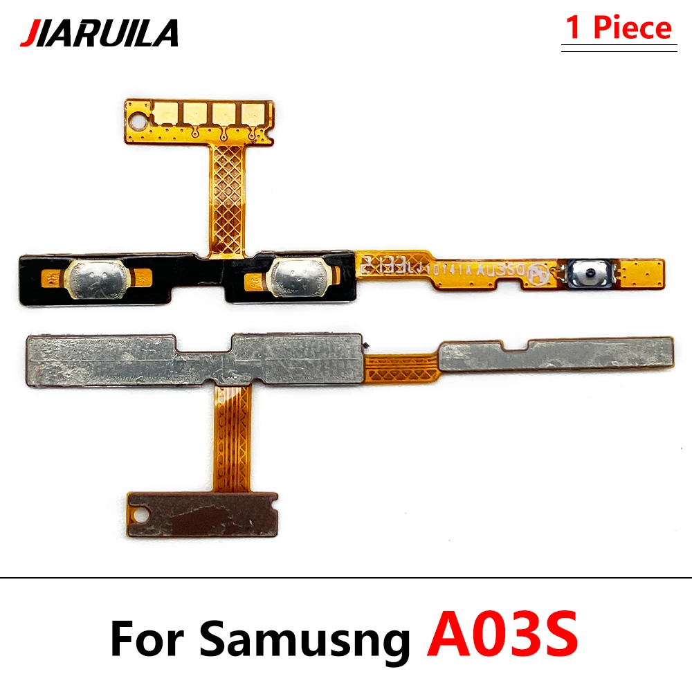 Side Volume Button + Power ON / OFF Buttton Key Set For Samsung A03S A03 Core A13 4G A22 A52 A72 A04S A04E A32 4G A05S A05 A12