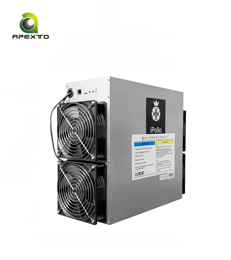 DIA | COMPRE 5 E GANHE 3 GRÁTIS iPollo V2 10GH/S Ethash ASIC Miner ETC ETHW Máquina de Mineração com Fonte de Alimentação Incluída