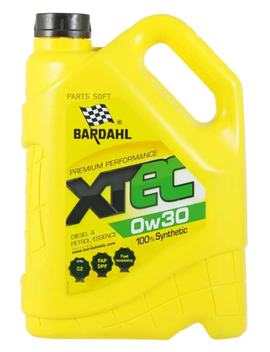 Bardahl XTec 0W-30 C2 Motoröl synthetisch (5L) – Perfekte Wahl für moderne Fahrzeuge im Alltag