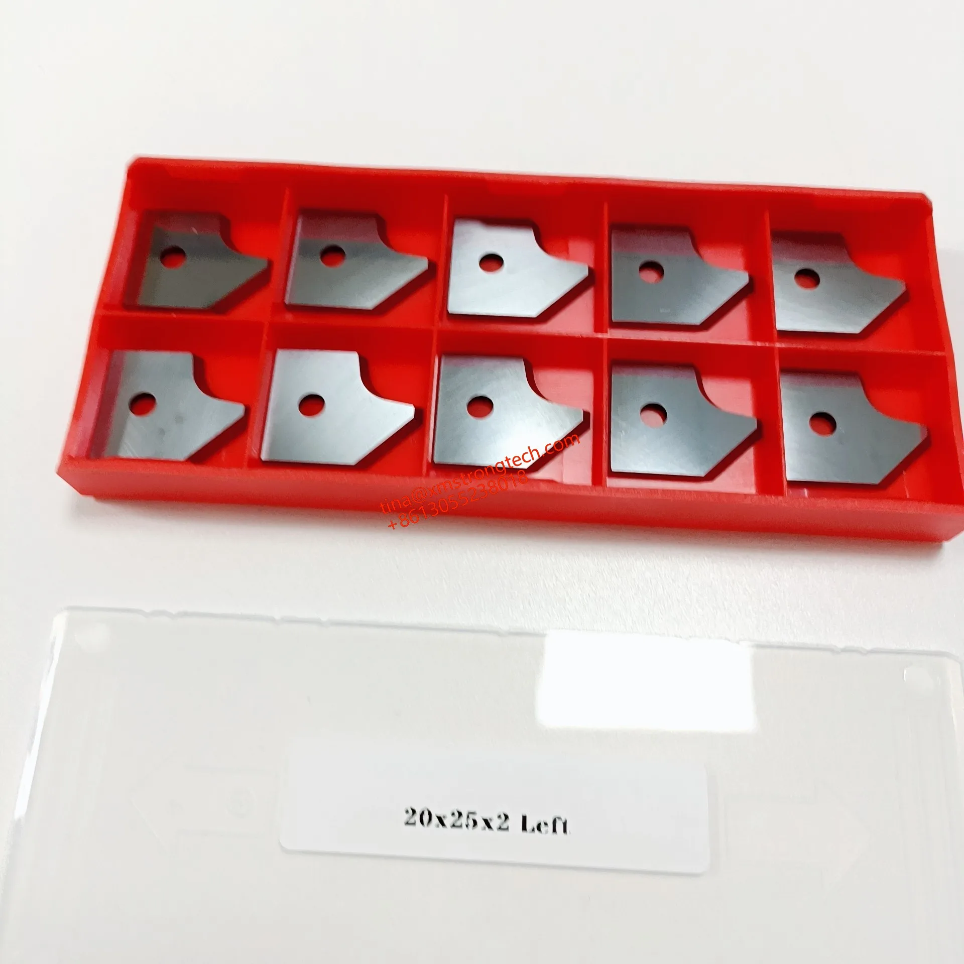 LIVTER Customized Carbide Blade Knife 20x25x2 Right and Left
