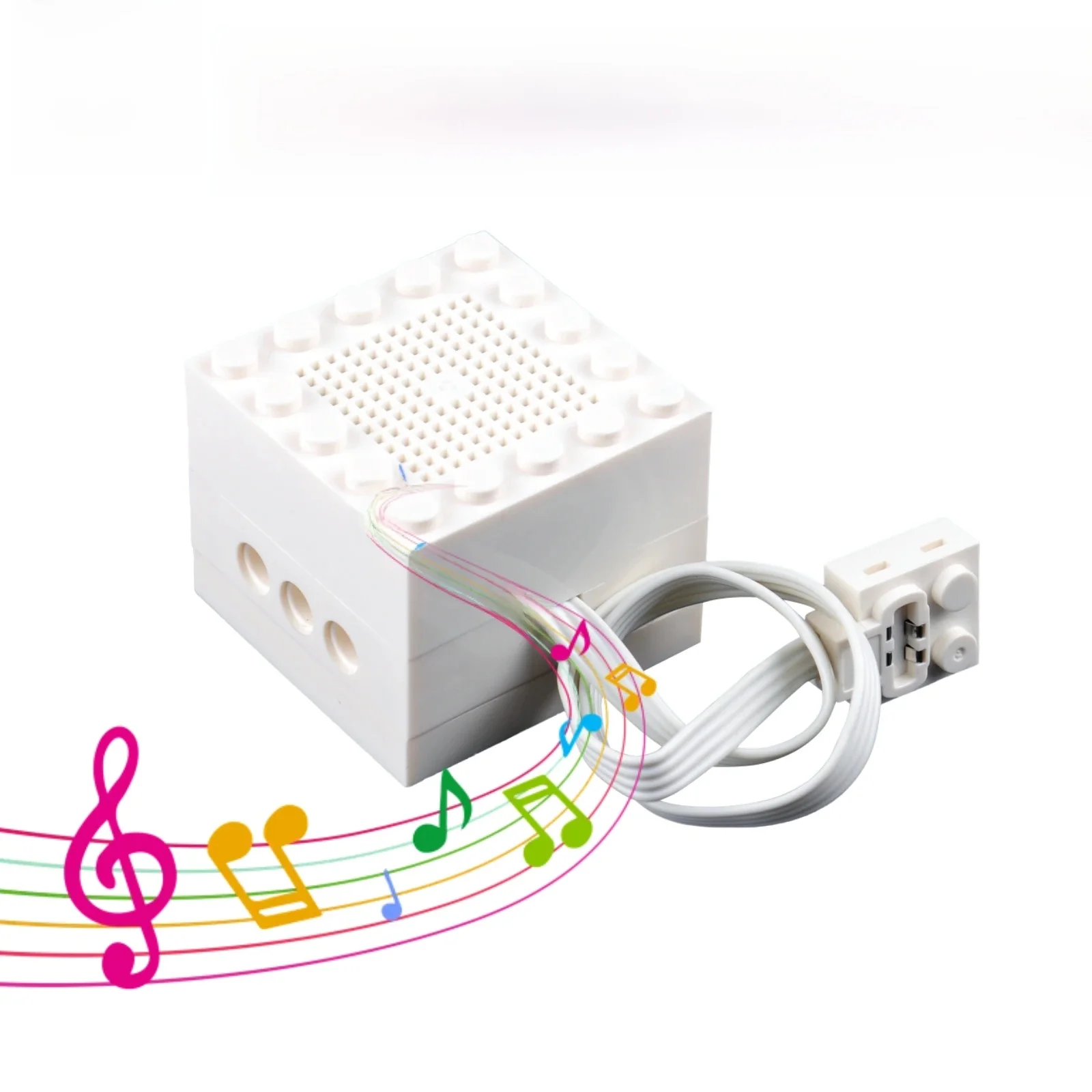 Building Block Bluetooth Speaker Sound Module Creative Music Playable MOC Car Train Music Box Modification legoeds-compatible