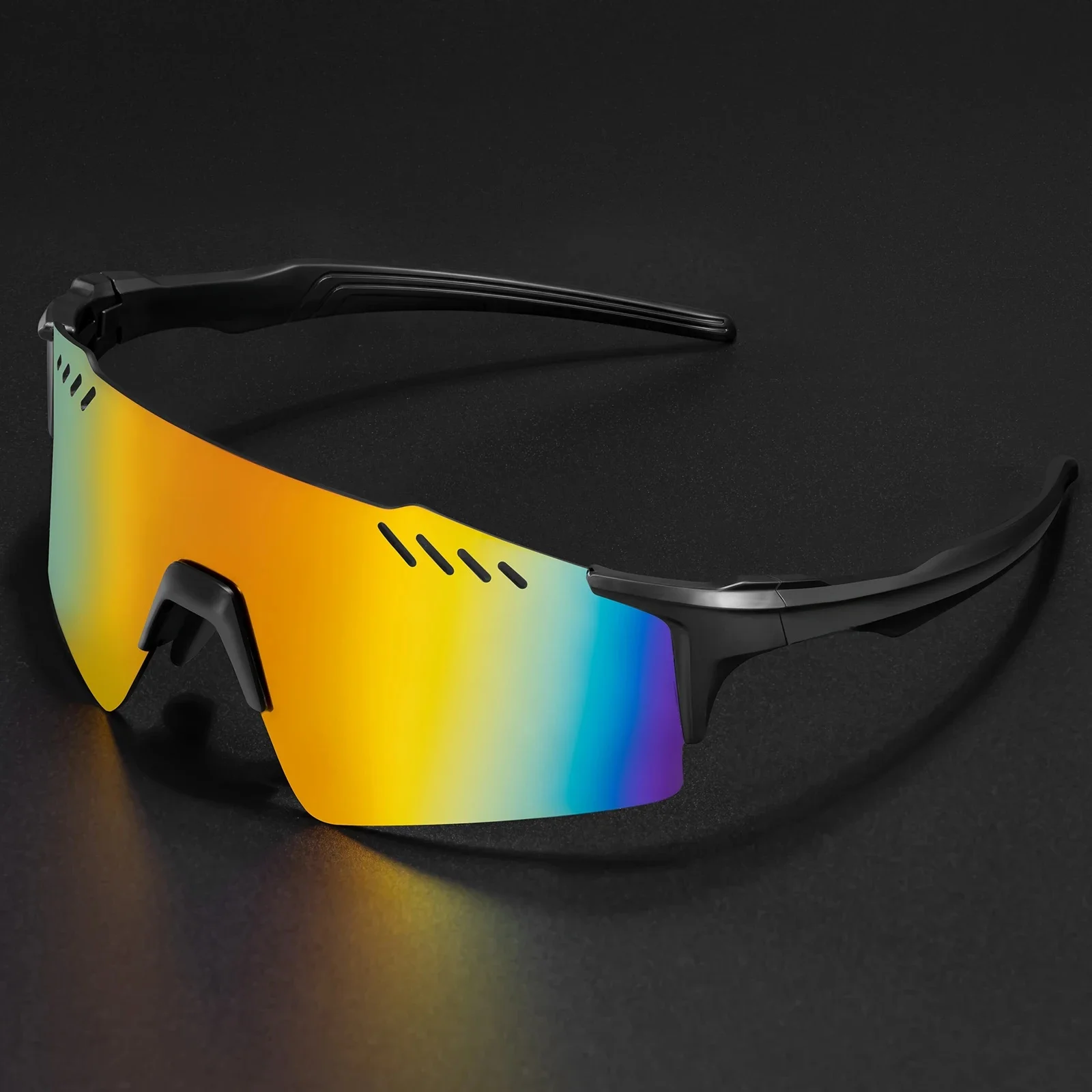 AliExpress SCVCN Fashion Sunglasses Rimless Cycling Glasss Outdoor Sports Running Drving for Men Fishing Goggles Mtb Bicycle Eyewear 1 Lens