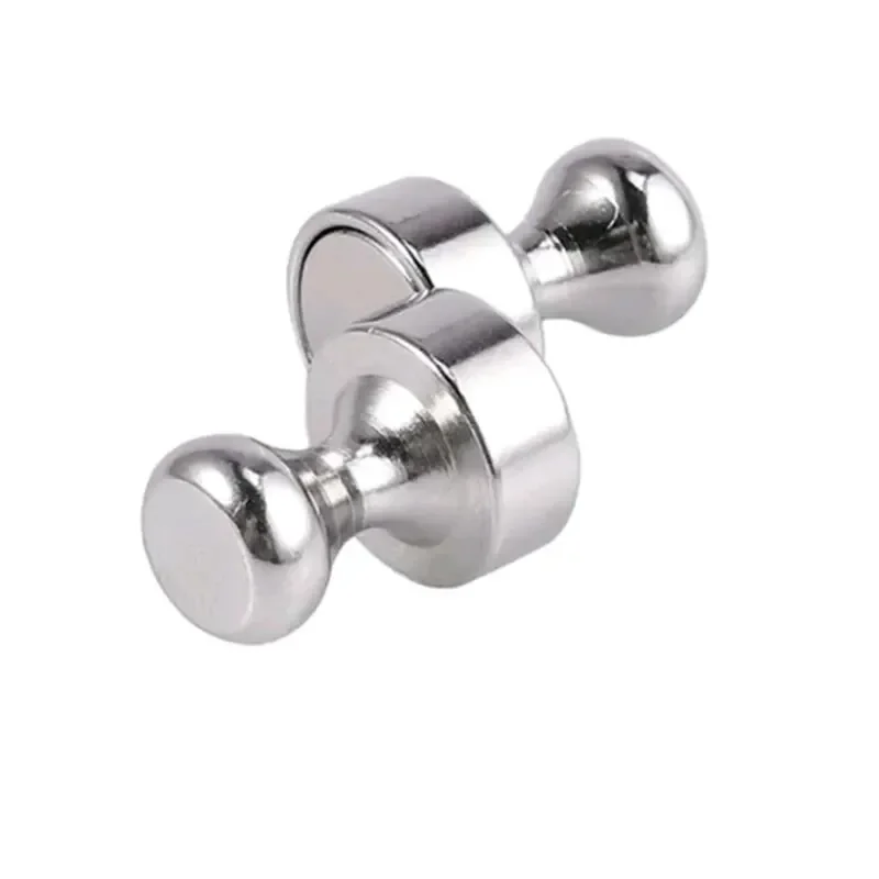 Chinchetas magnéticas con imán de neodimio súper fuerte, chinchetas con ventosa, Pin de empuje magnético de acero para pizarra blanca de refrigerador, 3/5/10 Uds.