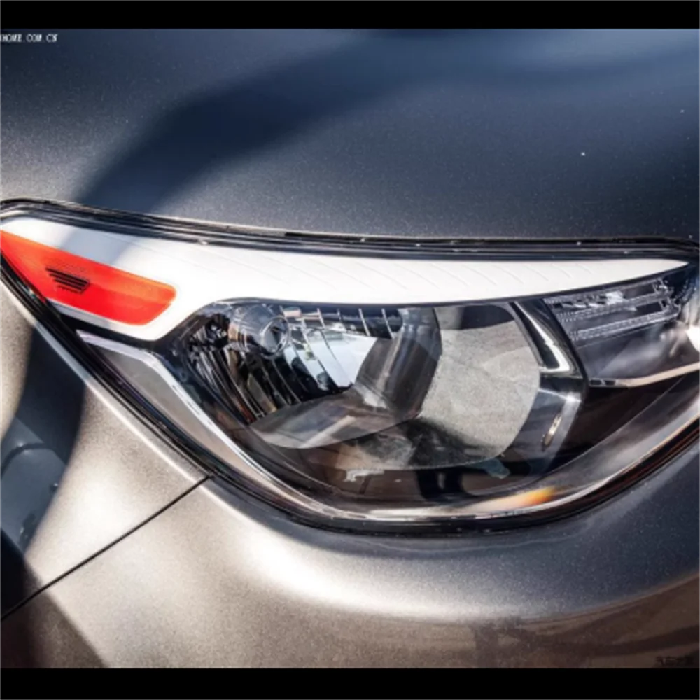 

Car Headlight Cover For Kia Soul 2014 2015 2016 2017 front Car Headlight Cover Lens Shell Lampcover Lampshade Headlamp Light mas