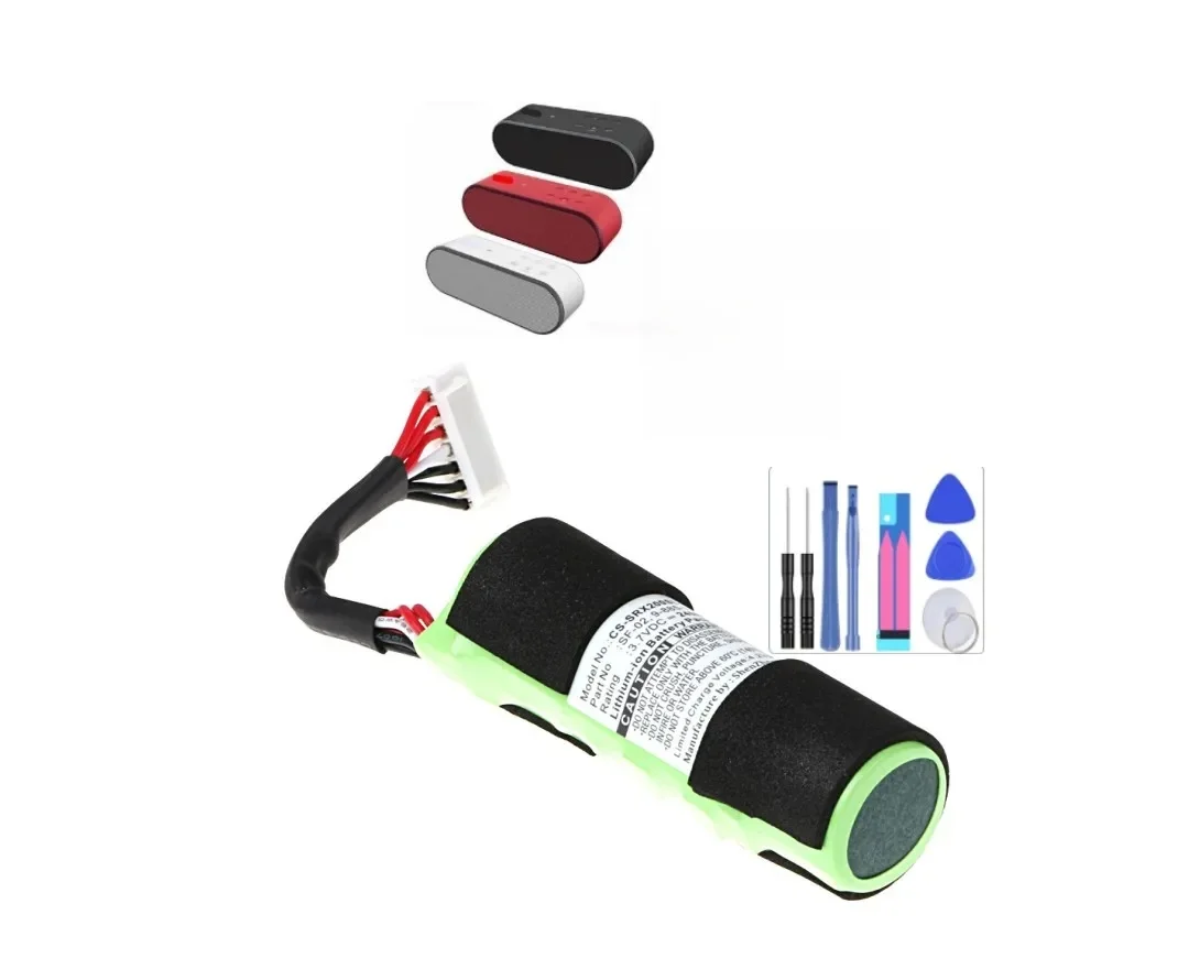 Speaker Battery For Sony SRS-X2 9-885-197-08 SF-02 Capacity 2400mAh / 8.88Wh Type Li-ion Volts  3.70V