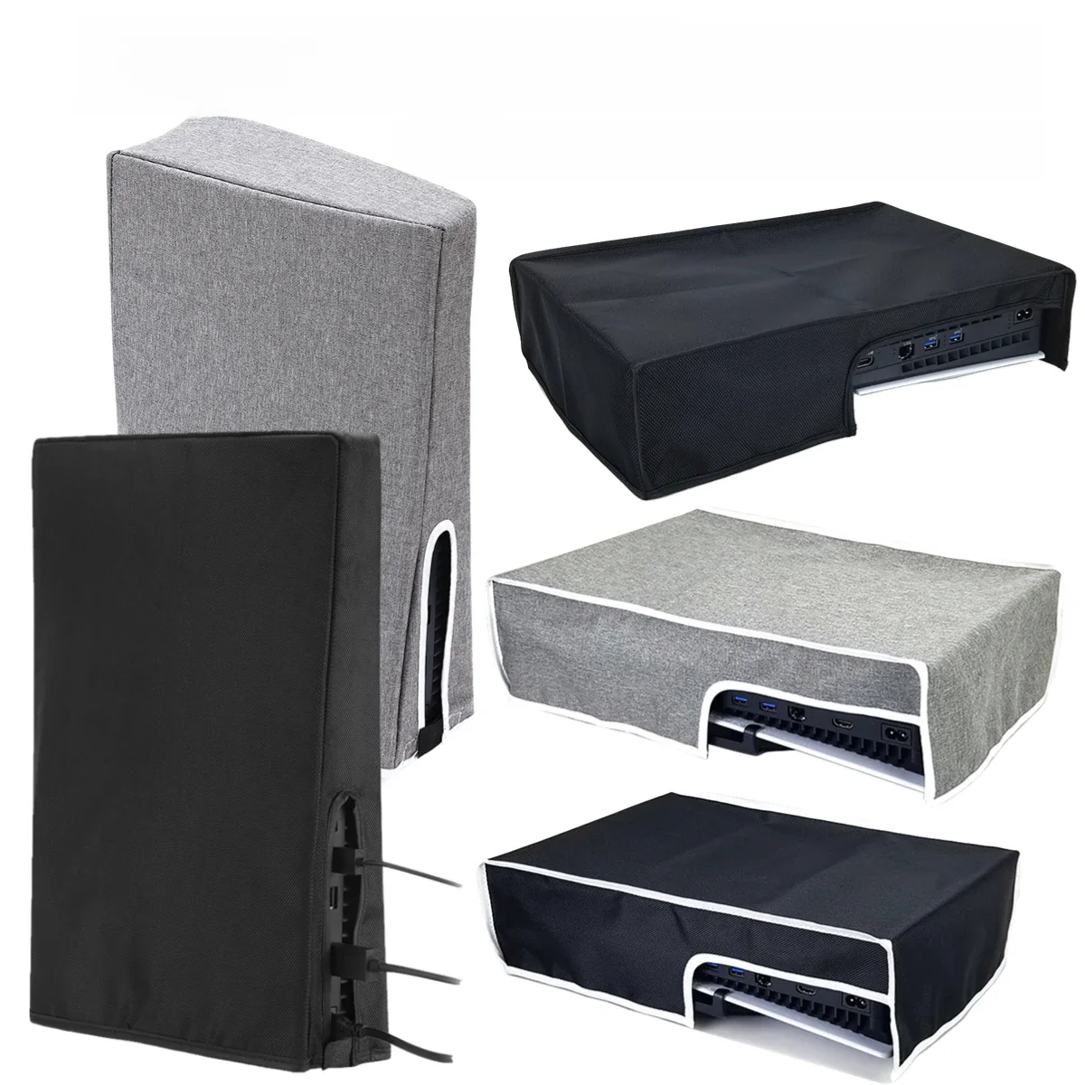 Juste anti-poussière pour console de jeu PlayStation 5 PS5 Slim, étui de protection lavable, manchon anti-rayures, outil de protection hôte