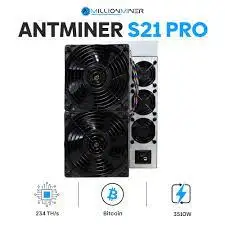 مبيعات BL الترويجية قائمة جديدة Bitmain Antminer S21 Pro 234T 3510W Bitcoin BTC ASIC Miner
