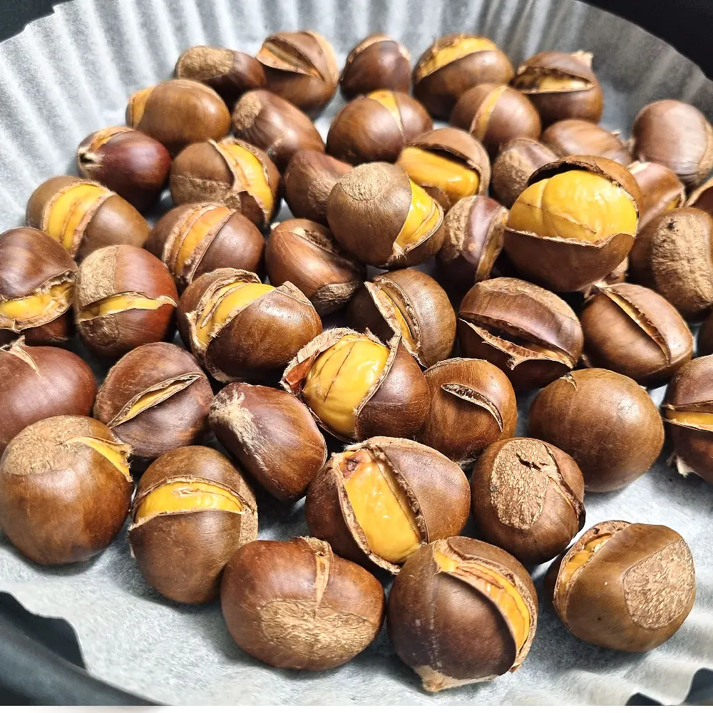 [산정마을] 웰빙간식 칼집난 햇 약단밤 1kg