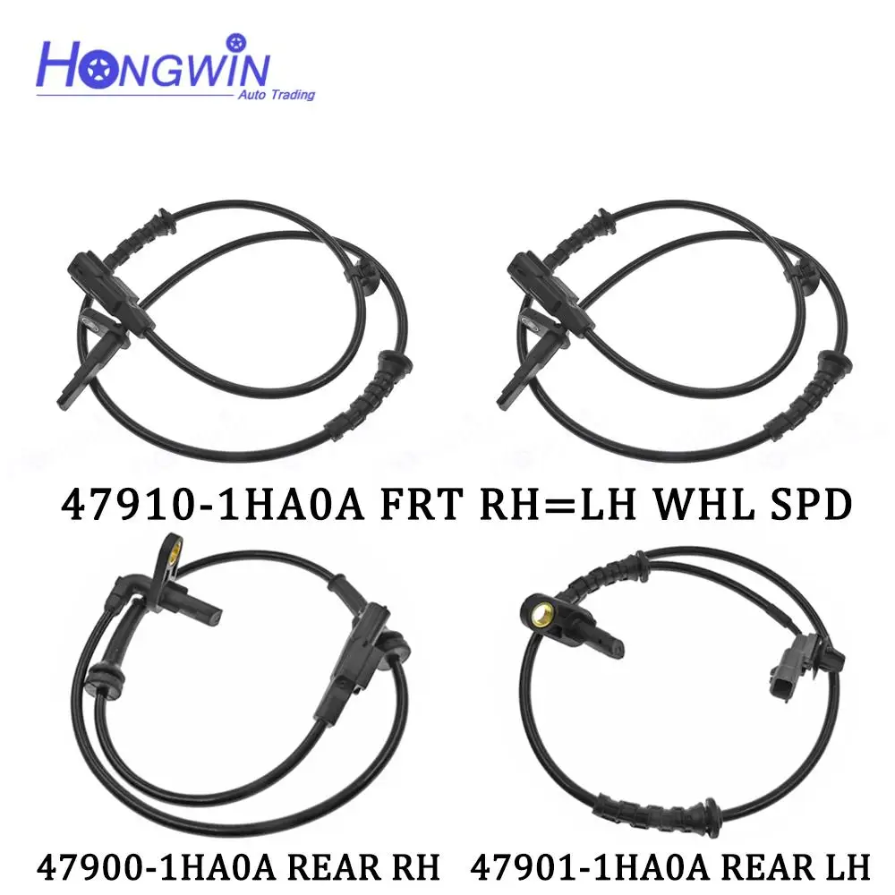 47910-1HA0A 47900-1HA0A 47901-1HA0A ABS Wheel Speed Sensor For Nissan March Versa Note L4 1.6L 12-19 0265008311 ALS2782 ALS2240