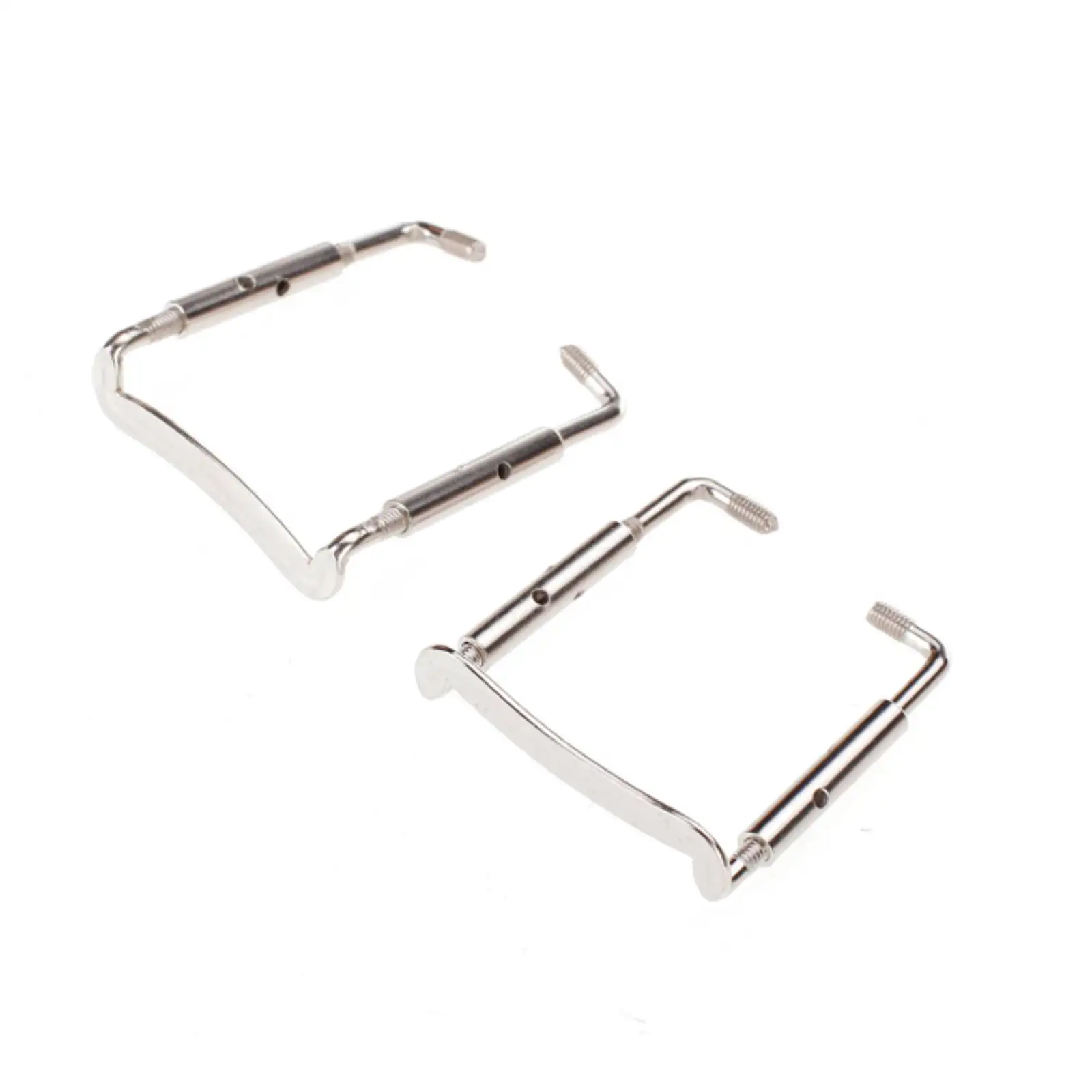 

2Pcs Silver Metal 4/4 Violin Chinrest Clamp Screw Violin Durable Fastener Musical Instrument Replacement Accessory Parts