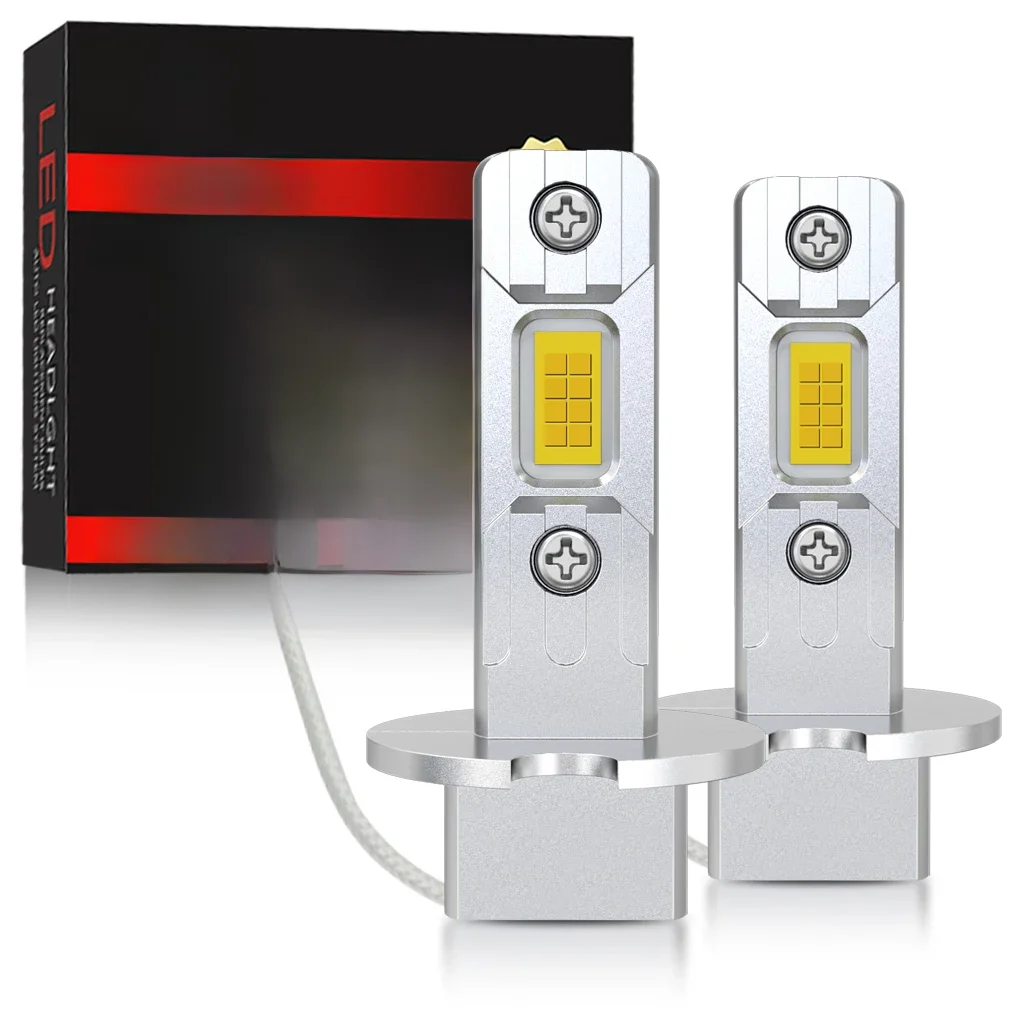 30000lm h1 led farol 100w mini canbus h3 led para carro farol fanless luz auto diodo nevoeiro