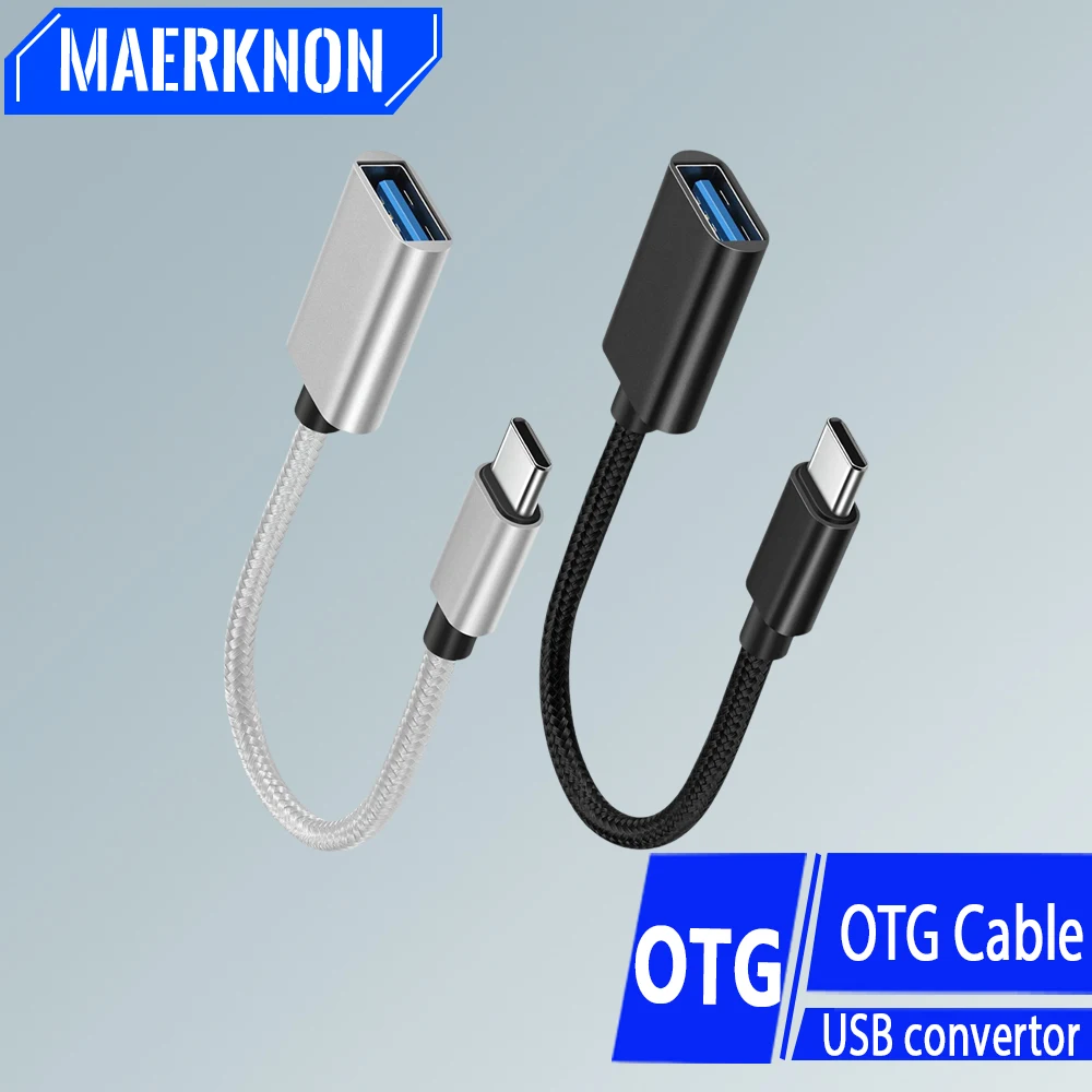 

Кабель-адаптер OTG с USB на Type C для Macbook Pro, iPhone, Samsung, Huawei