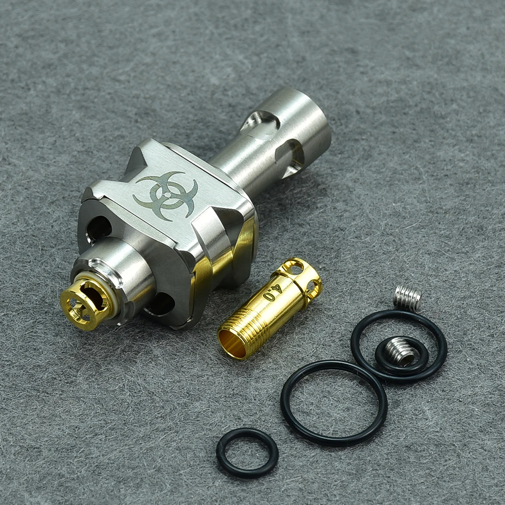 Protokoll atom B-HZRD biohazard edition style bridge rba für boro/billet/bb mod air pin vs docht bridg'd v2 style rba bridge