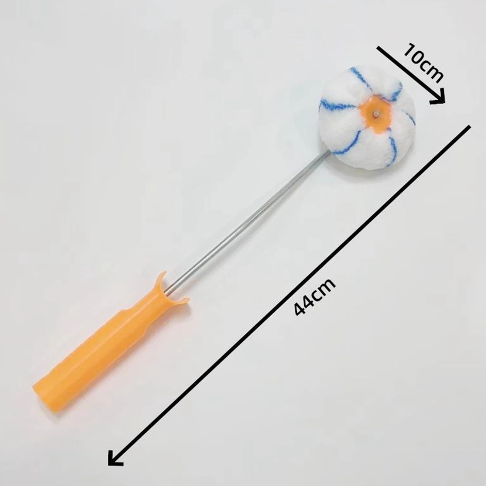 فرشاة دوارة طلاء زاوية 4 بوصة للجدران والأسقف أسطوانة زاوية احترافية بأكمام مستديرة منزلية مستديرة