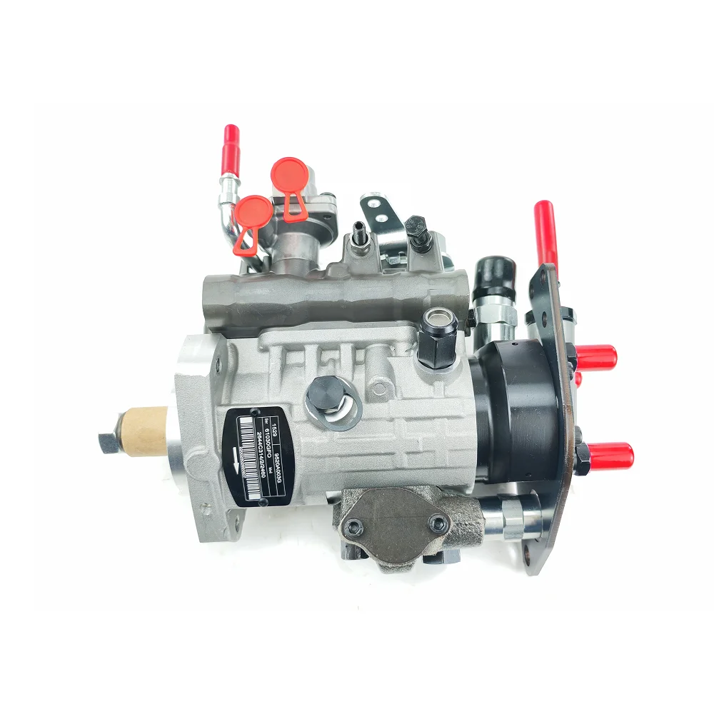 9520A003G DP310 Rotor Fuel Injection Pump, 2644C314 12V Solenoid With Return Pipe for Perkins 1104D‑44T 4‑Cylinder Diesel Engine