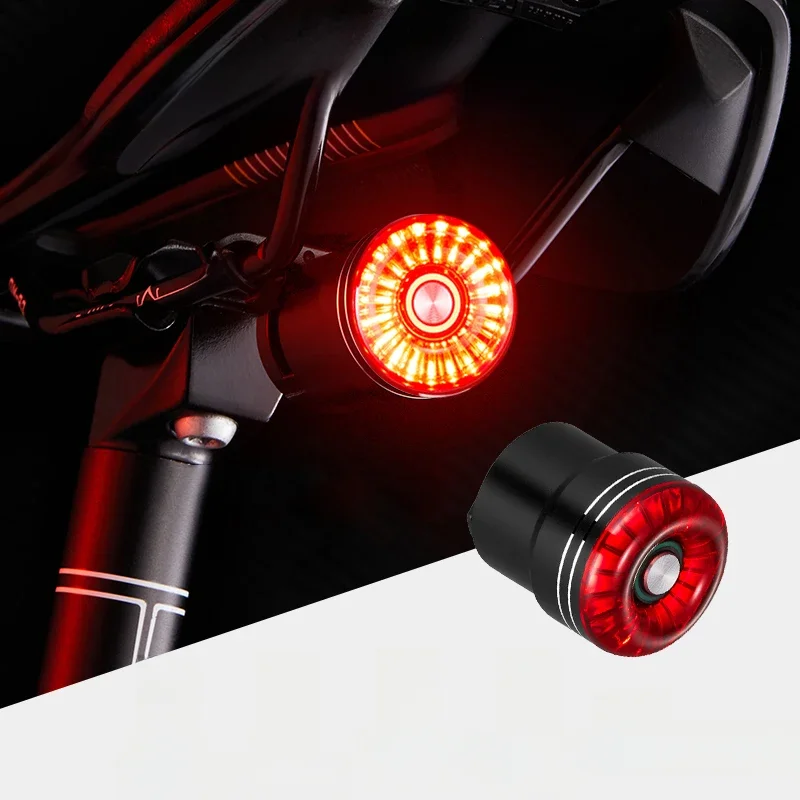 AliExpress UK Toptrek Bicycle Smart Auto Brake Sensing Rear Light IPx6 Waterproof LED Charging Cycling Taillight