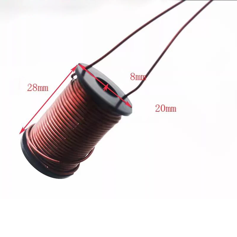 2-teilige Hochspannungs-Elektromagnetische Kanonen-Abschuss-Spule 110 150 400 Windungen 0,49mm 0,65 0,8mm Emaillierter Draht – Detail 8