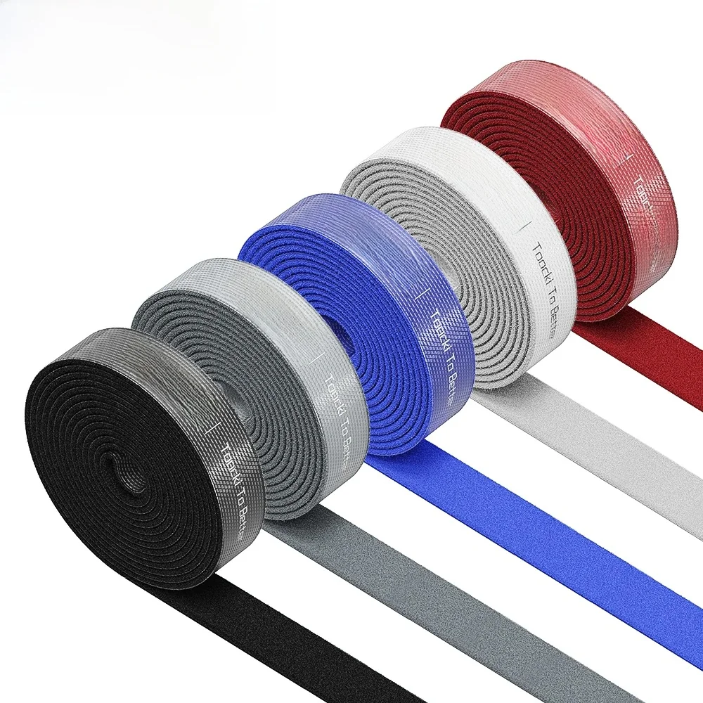 Toocki gestion des câbles USB enrouleur de câble organisateur de câble 5M attaches fil de souris support pour écouteurs cordon PC C cerceau bande protecteur