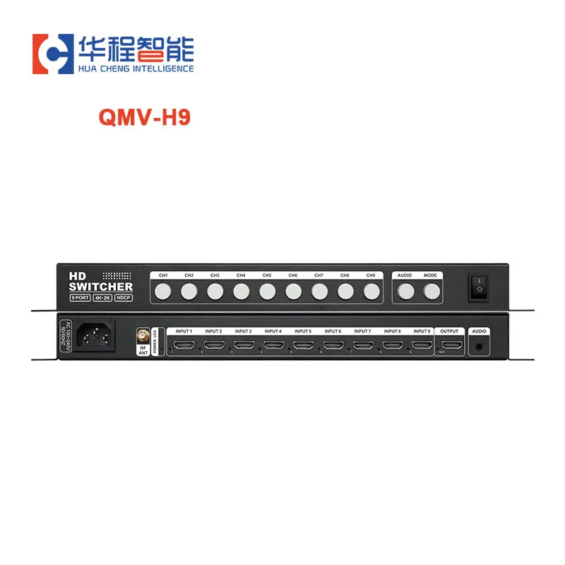 

AMS-QMV-H9 9 In 1 Out Seamless Switch LED TV Screen Divider Video Converter Multi-viewer Switcher 9 Channel Screen Multi Viewer