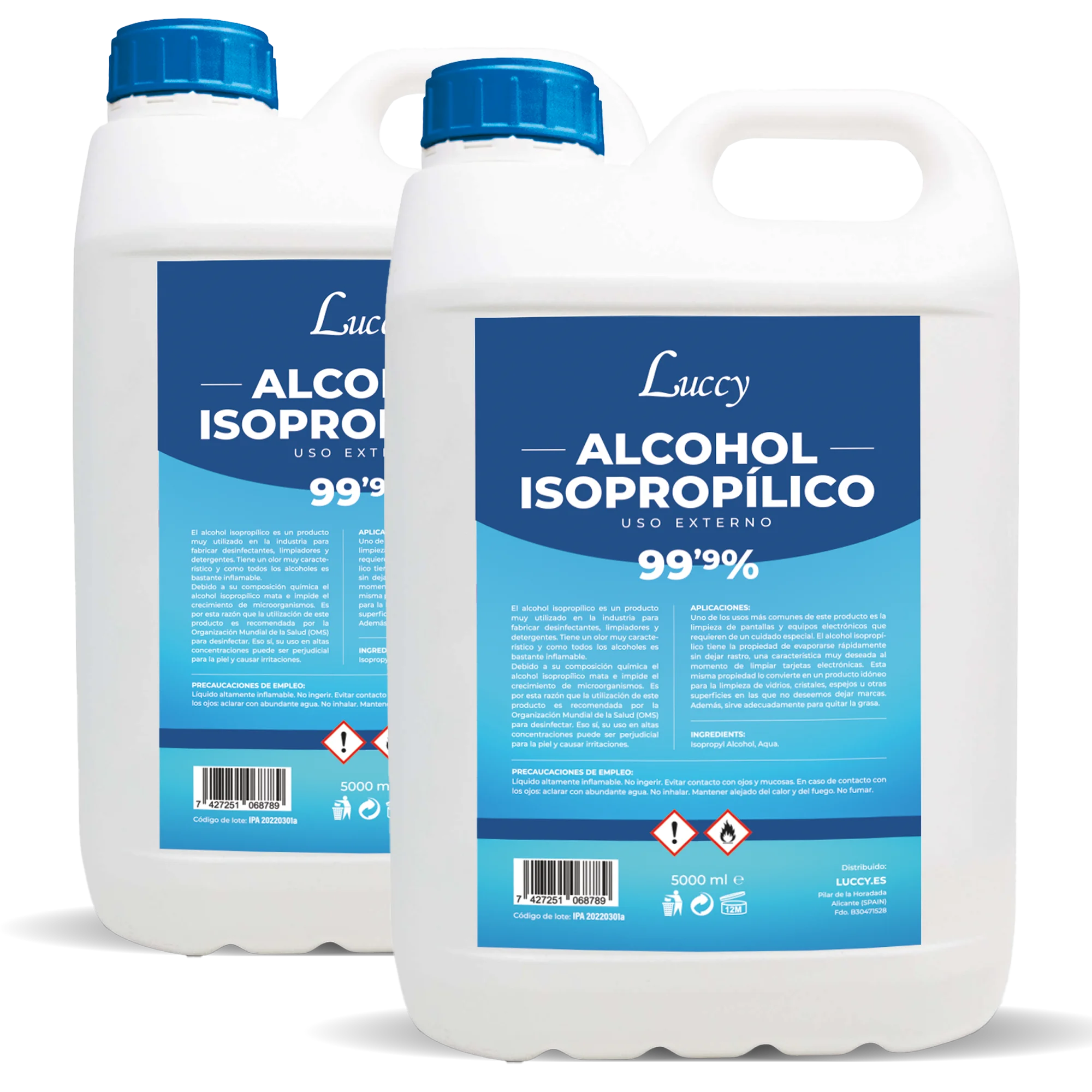 Isopropylalcohol 99,9% |     Isopropanol, ideaal voor het reinigen van elektronische componenten, desinfectie