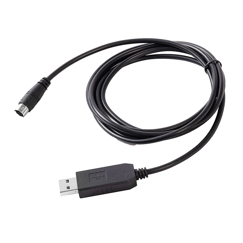 FTDI FT231XS USB RS232 Serial Ke Kabel Komunikasi Din Mini 6-Pin untuk LS XGB XBM XBC PLC Ke Kabel Unduh Kontrol PC