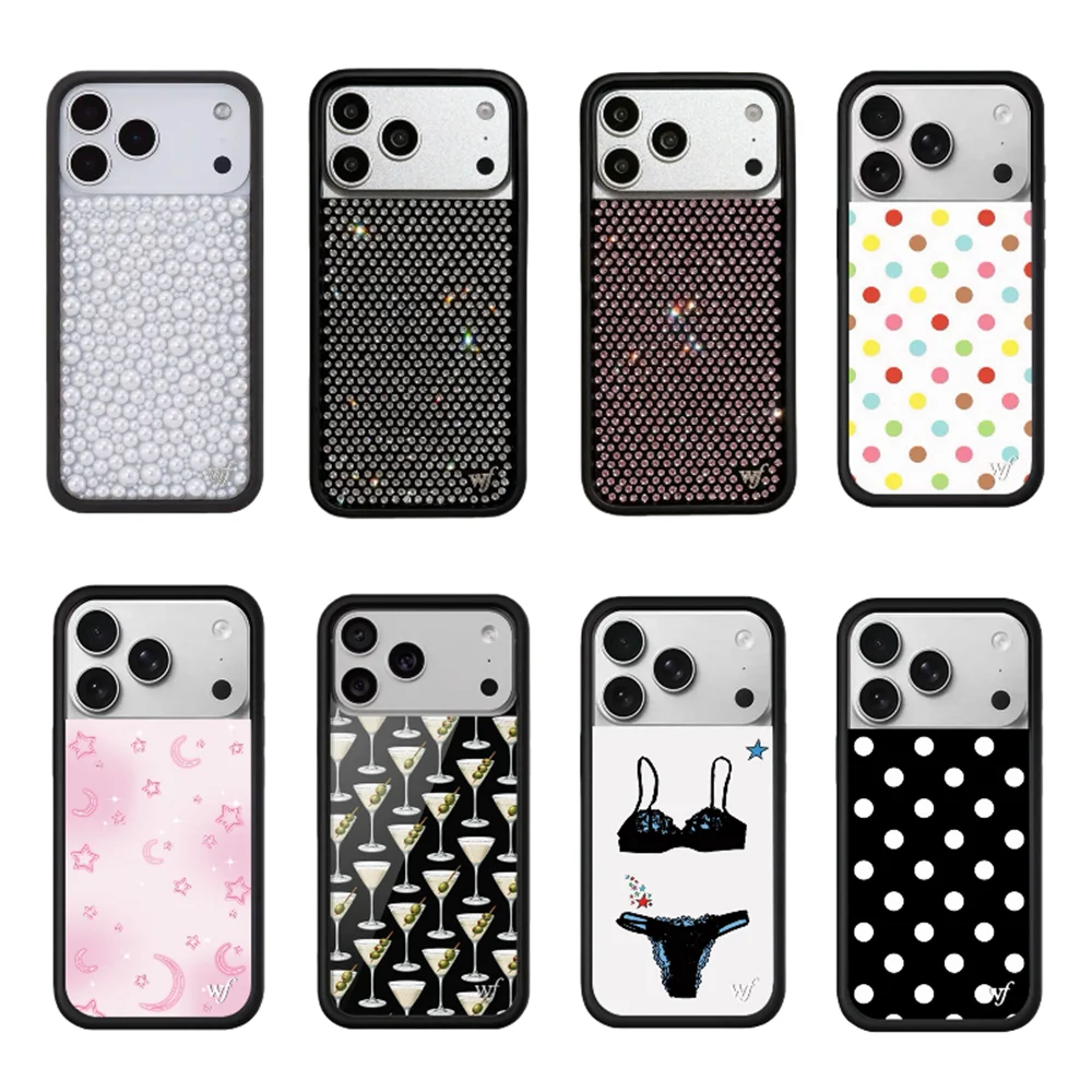 New Wildflower Diamond Pearl Phone Case for iPhone 17 Pro Ma