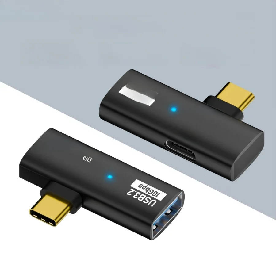 USB C OTG Kabeladapter Typ C auf USB3.2 10 Gbit/s PD100W Schnelllade-Datenadapter für Samsung Huawei Xiaomi Laptop Tablet