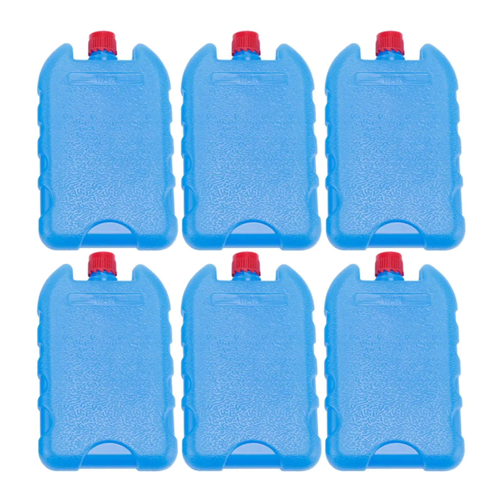 6 Pcs Ice Cooler Blocks Reusable Cooling Ice Packs Portable Freezer Packs for Food Drink Cooling for Outdoors Picnics Camping