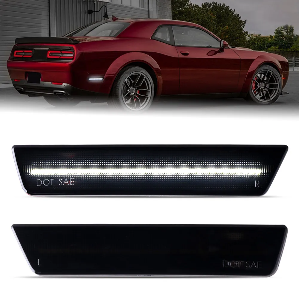 

Car Accessories,Upgrade Your Dodge Challenger & Charger with LED Side Marker Lights - Stylish, Waterproof, Plug & Play