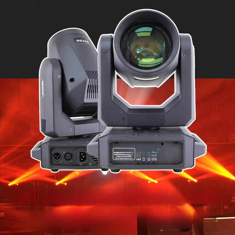 LED Moving Head Light 200W Beam+Spot+18 Rotating Prisms+Rainbow 12 Gobo 8 Color Effect Dj Dmx Stage Light Effect Light Disco Bar — zdjęcie produktu 7